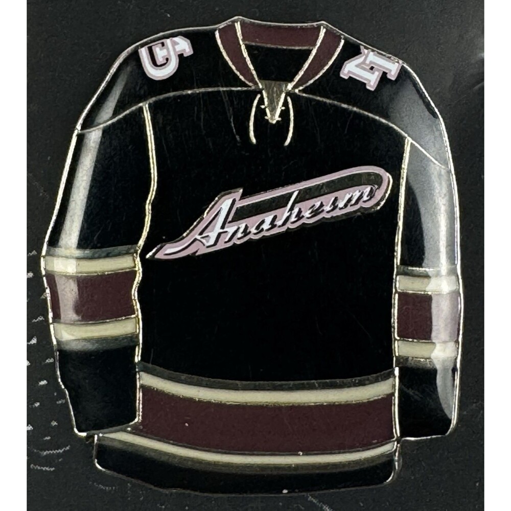 Anaheim Ducks Jersey Hockey Collectors Pin Metal NHL Souvenir JF Sports New